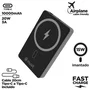 Muvit Powerbank 10000mAh 20W Carga Inalámbrica Negro con Cable USB-C MCCHP0010